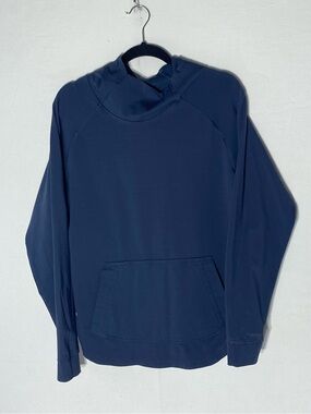 BYLT Premium Basics Elite+ Drop Cut Pullover Hoodie Navy S